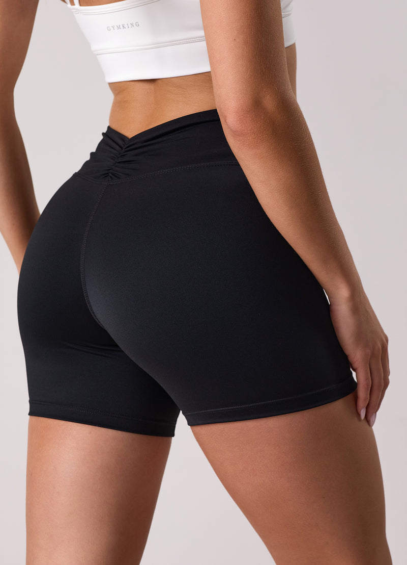 Gym King 365 Scrunch Short - Black