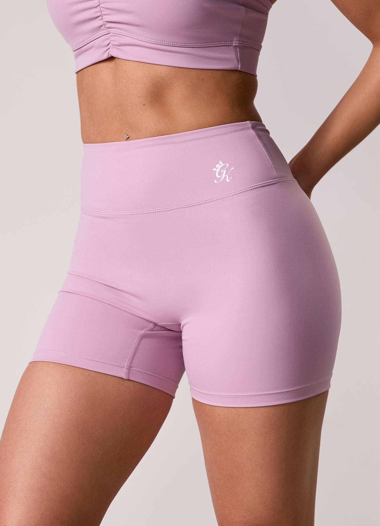 Gym King 365 Scrunch Short - Dusky Mauve
