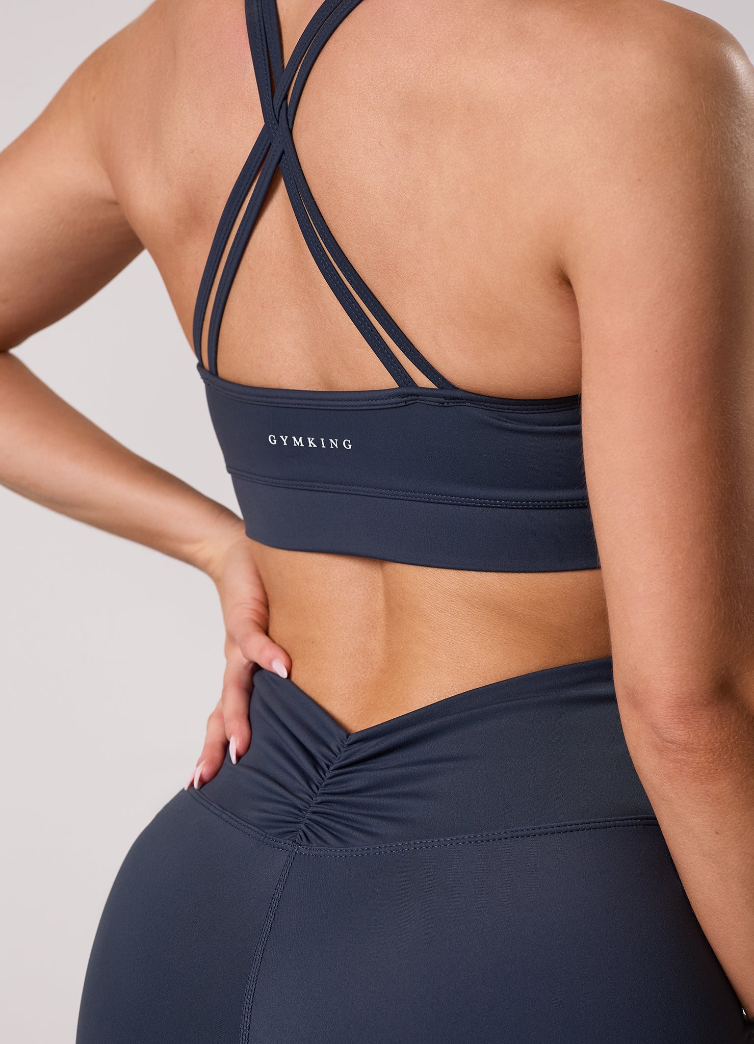 Gym King 365 Scrunch Bra - Midnight Blue