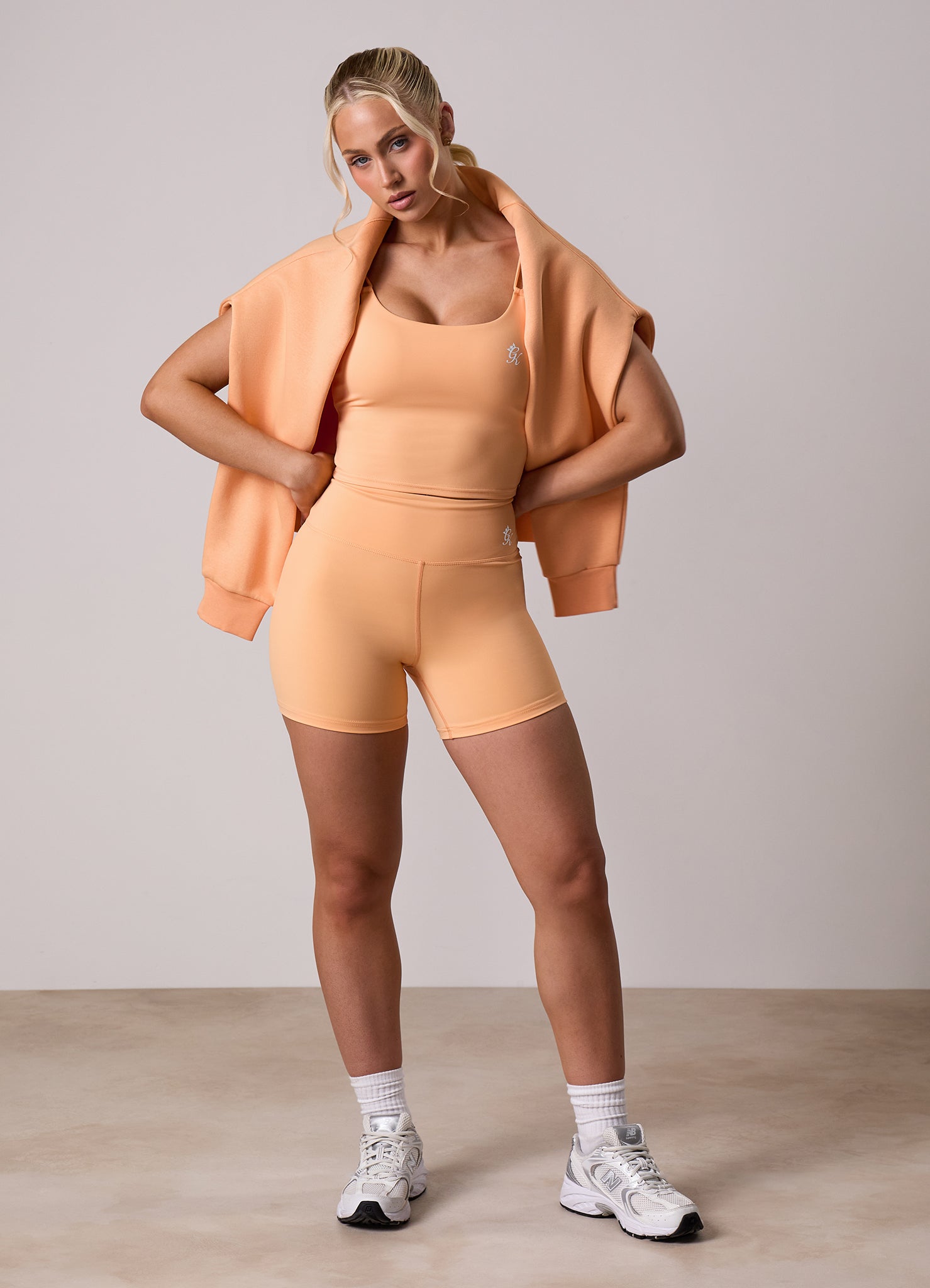 Gym King 365 5" Short - Apricot