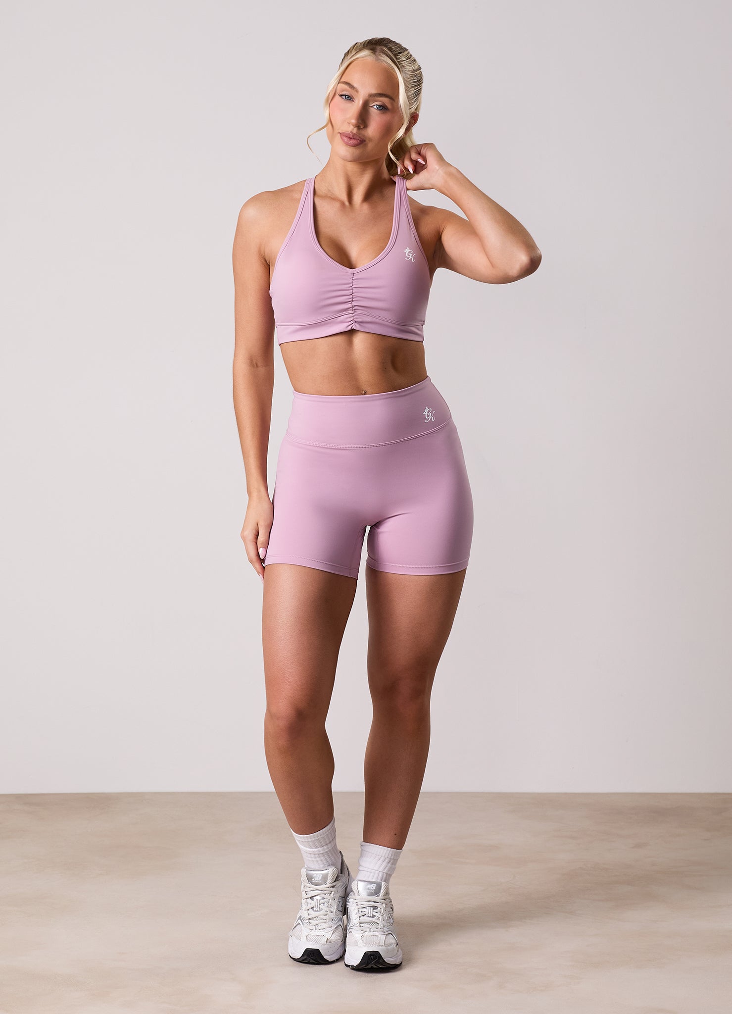 Gym King 365 Scrunch Short - Dusky Mauve