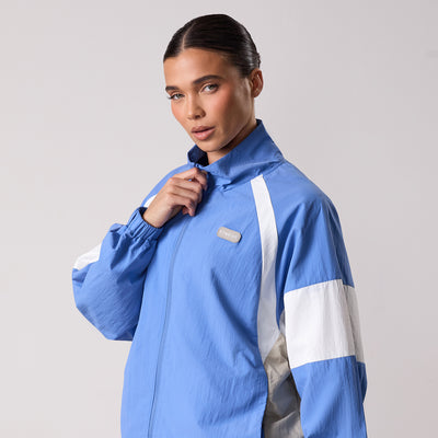 Gym King Track Woven Jacket - Blue Iris