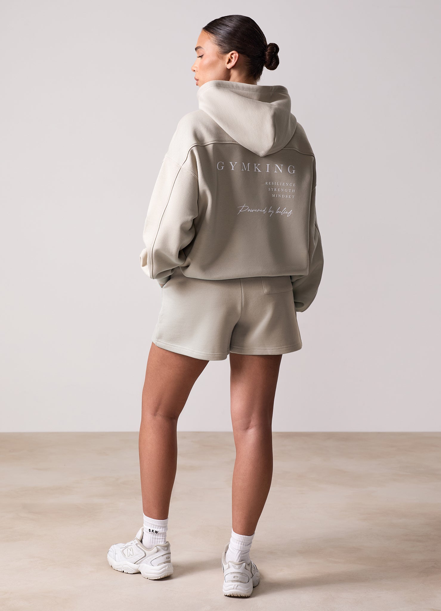 Gym King Define Bungee Short - Vanilla Brown