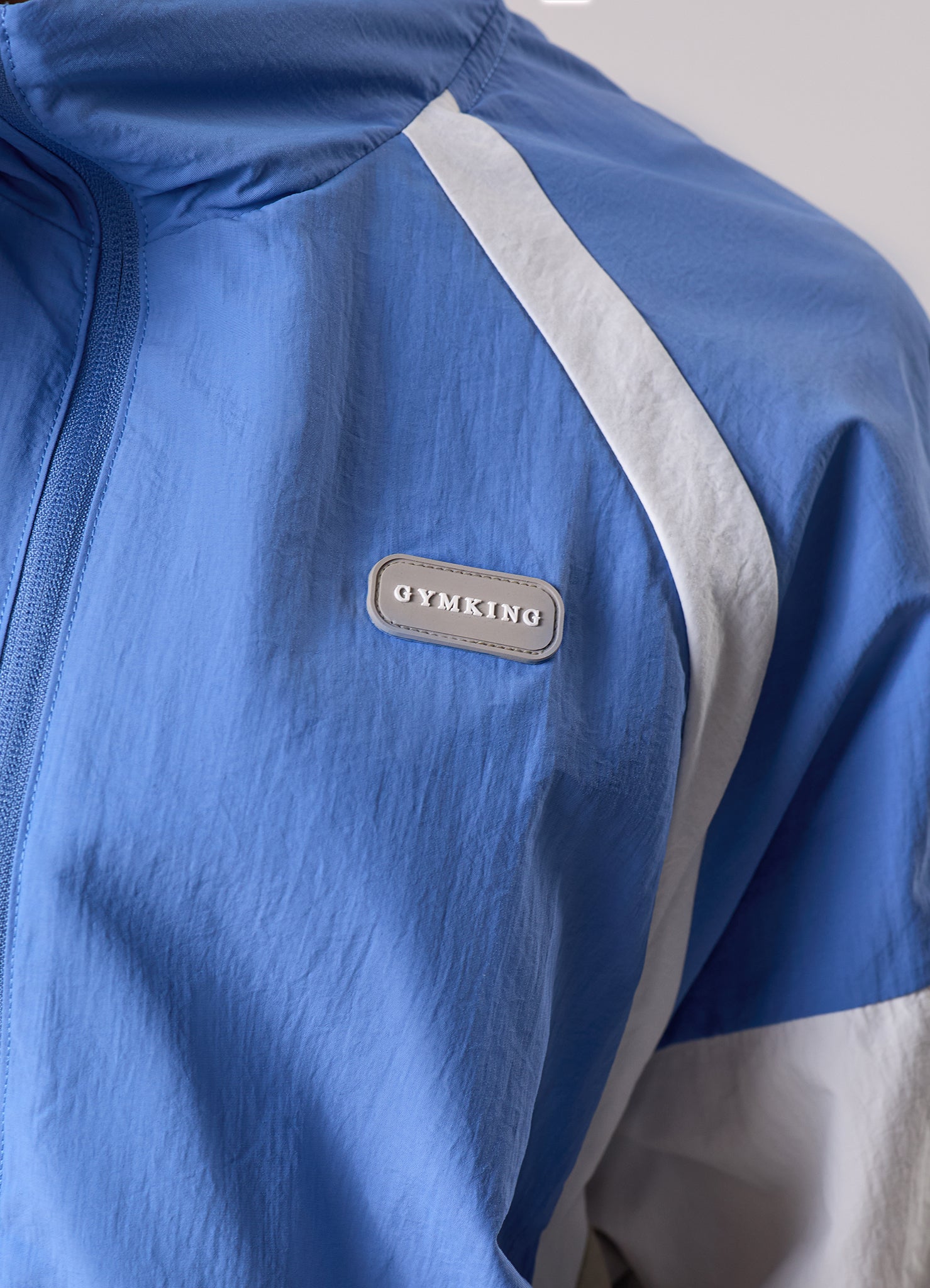 Gym King Track Woven Jacket - Blue Iris