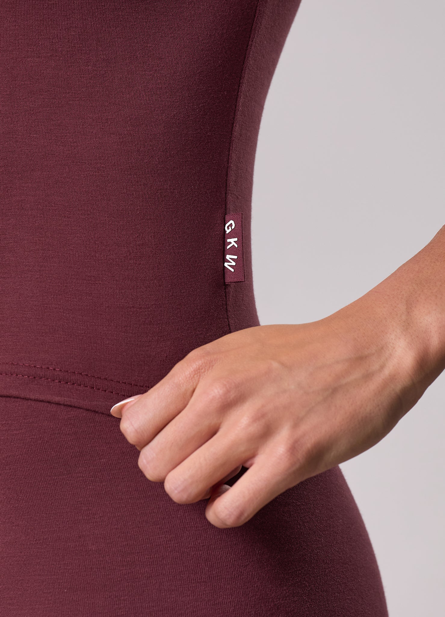 Gym King Plush Short Sleeve Tee - Burgundy