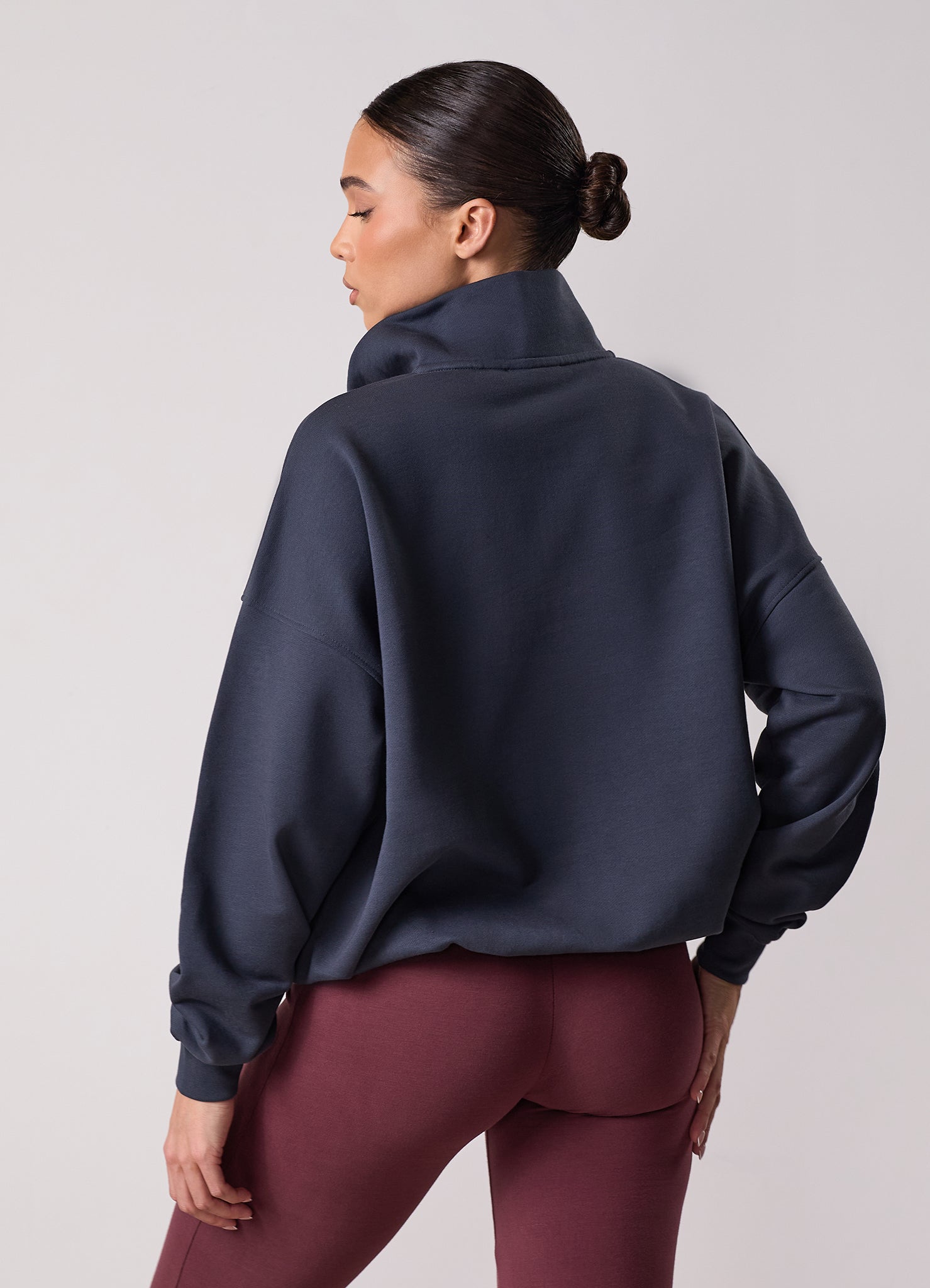 Gym King Compose 1/4 Zip Funnel - Midnight Blue