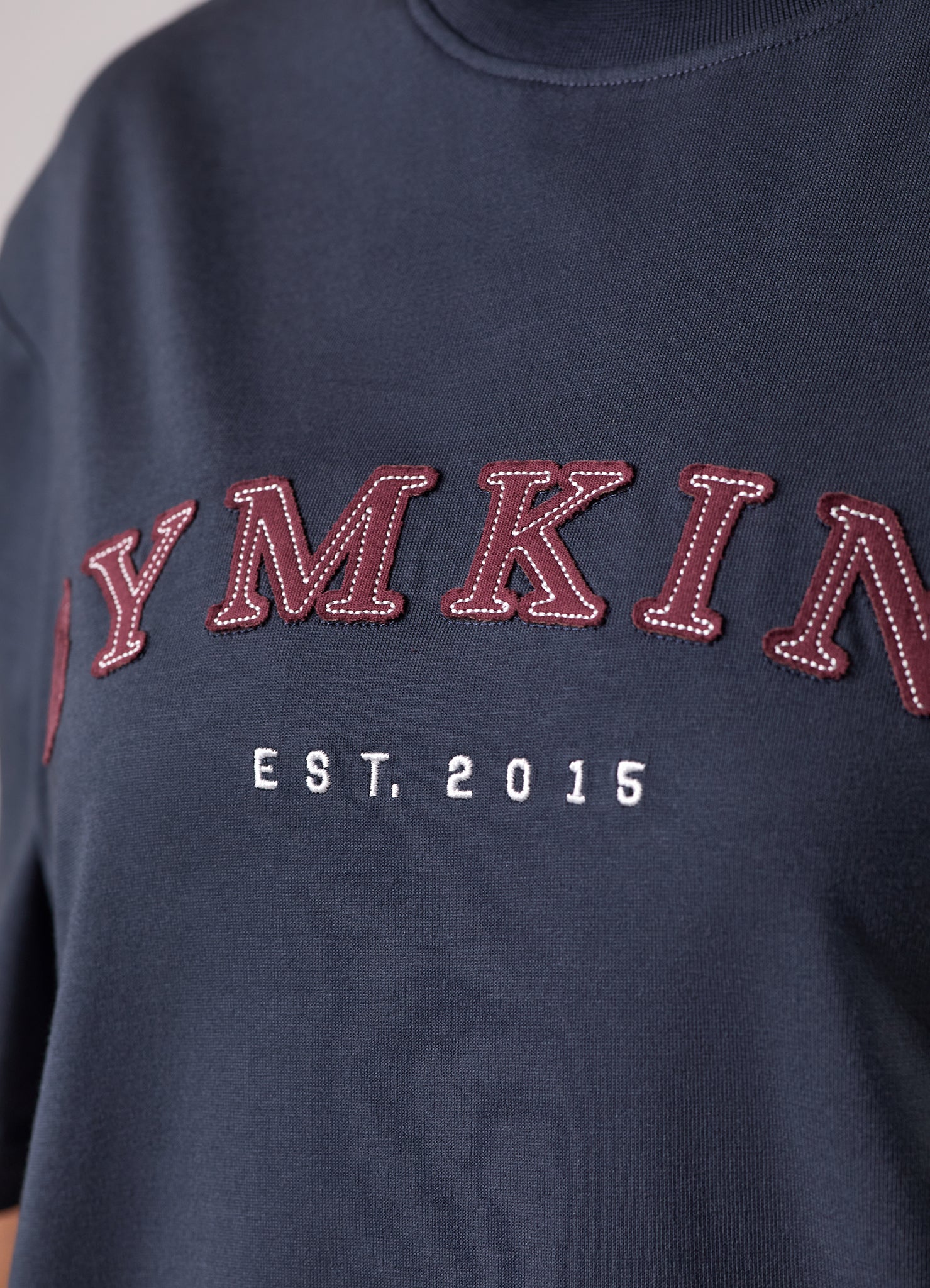 Gym King Compose Jersey Boyfriend Tee - Midnight Blue