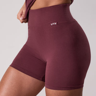 Gym King Plush Jersey Short - Burgundy