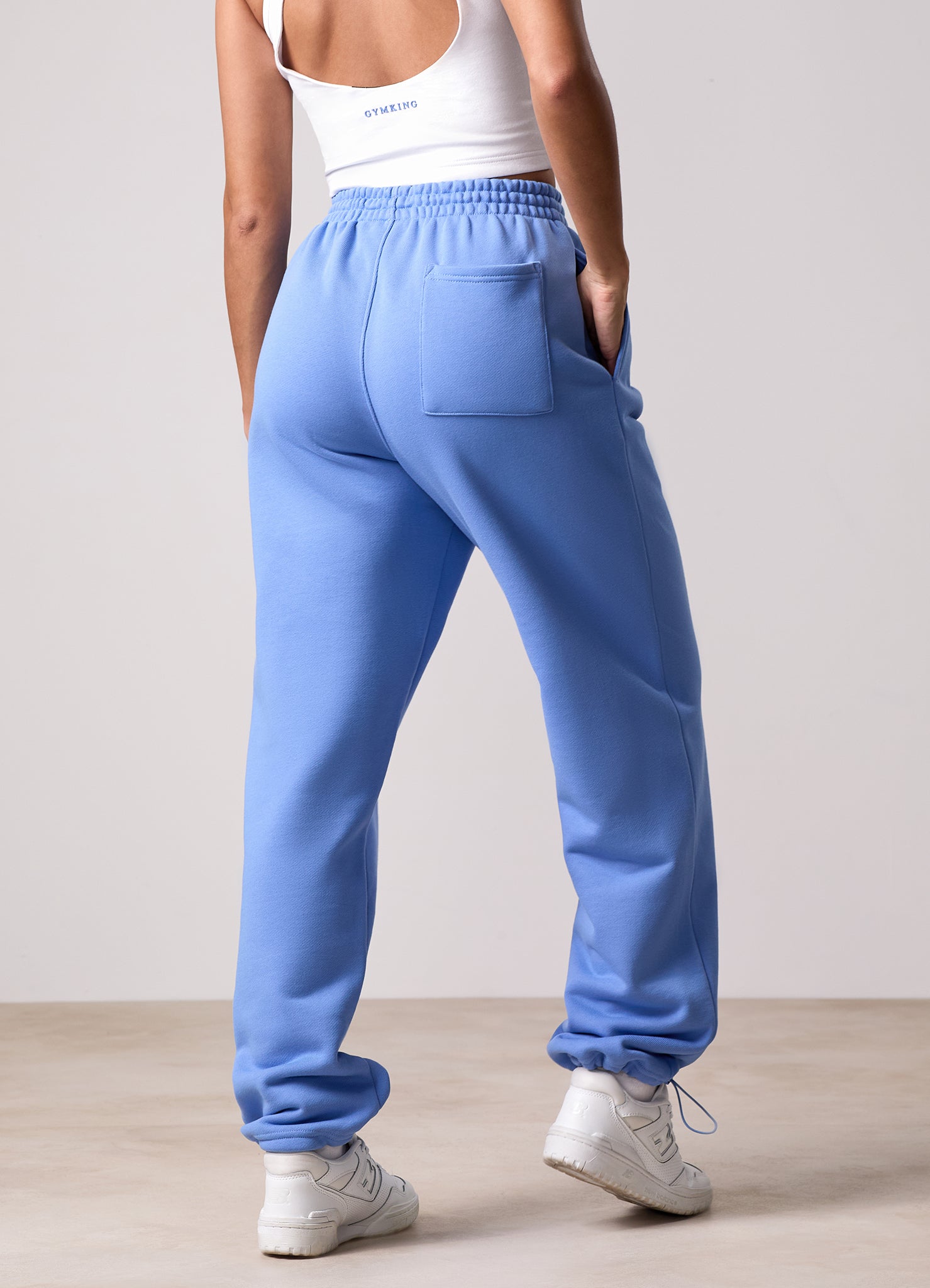 Gym King Define Oversized Hood Tracksuit - Iris Blue