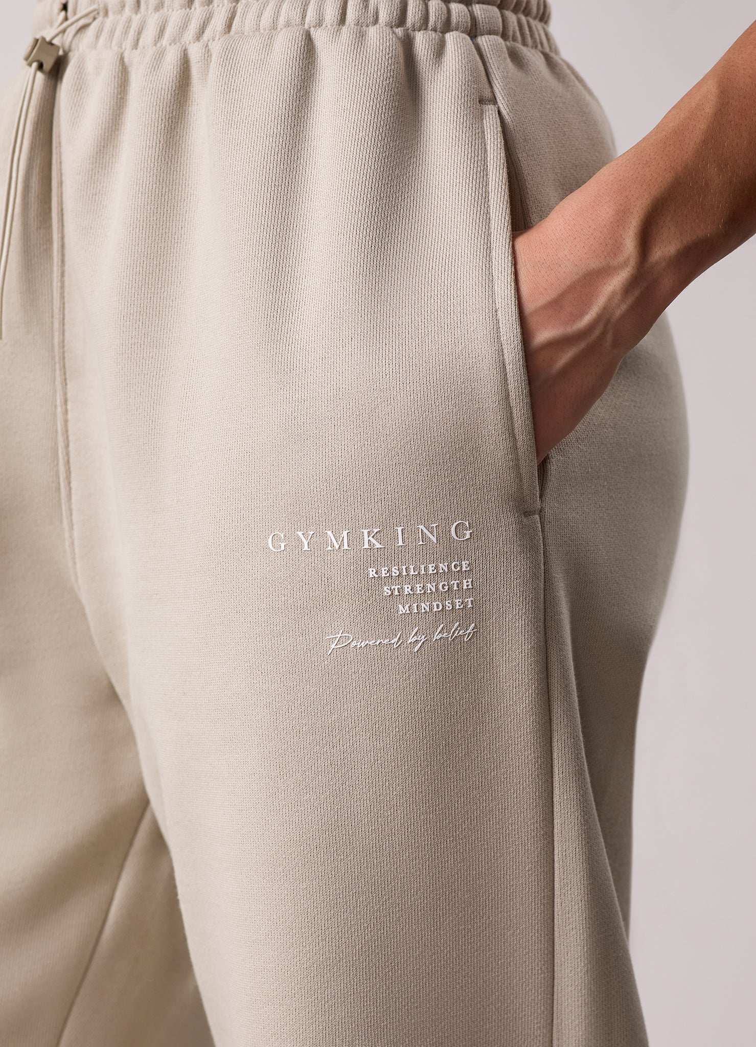 Gym King Define Bungee Jogger - Vanilla Brown