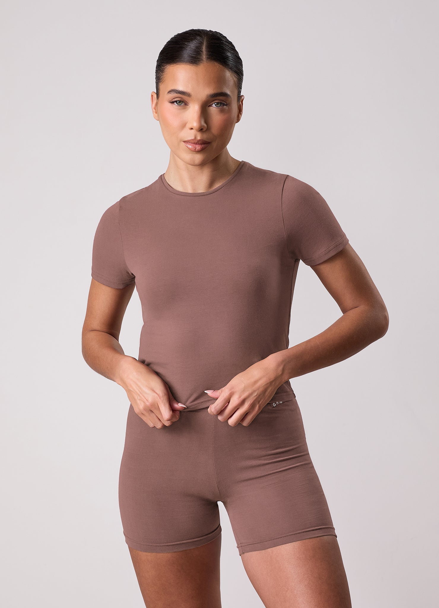 Gym King Plush Short Sleeve Tee - Fawn