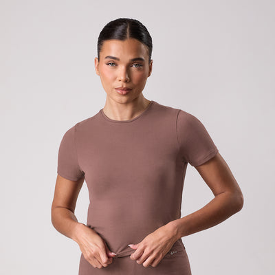 Gym King Plush Short Sleeve Tee - Fawn