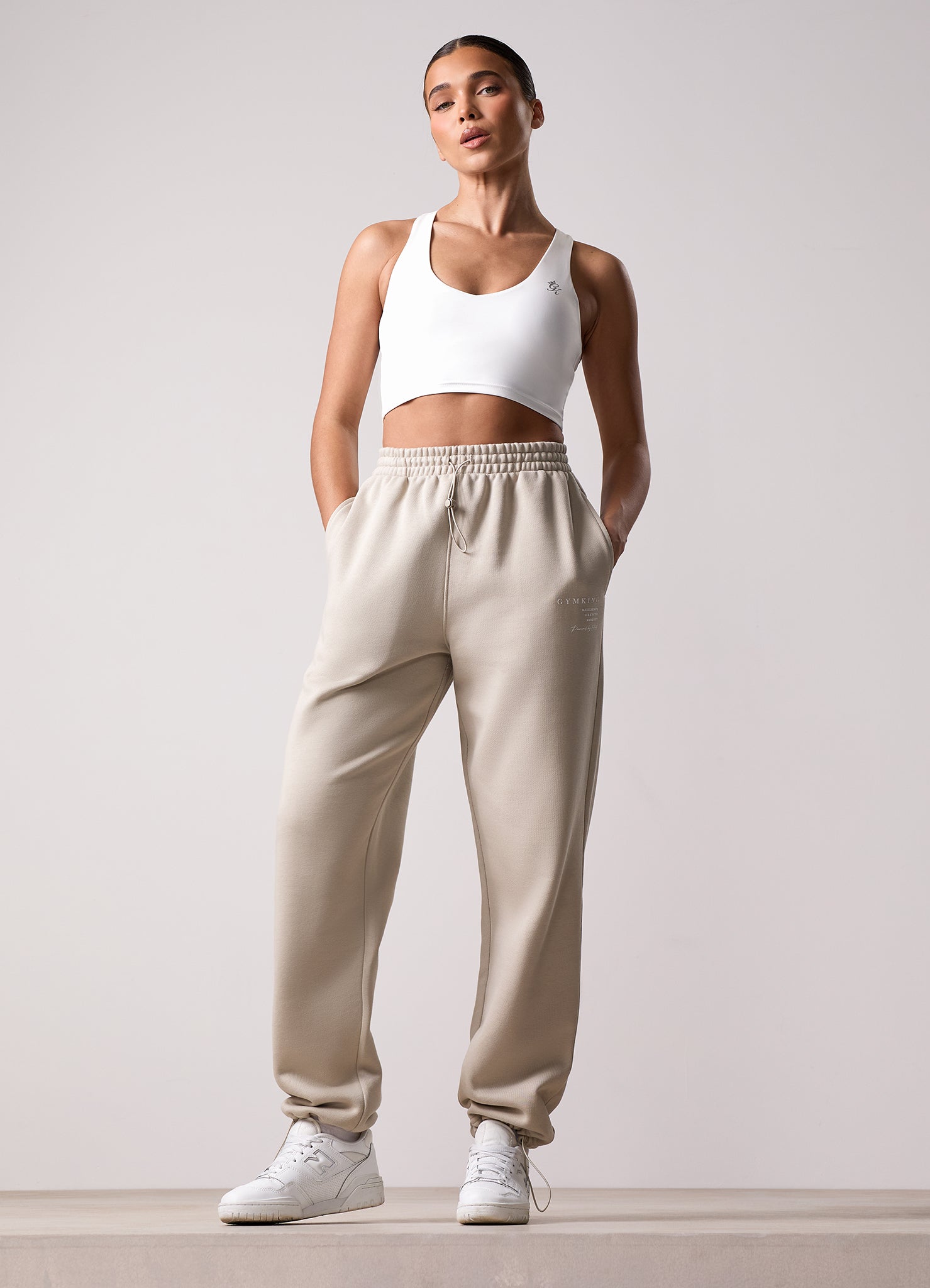 Gym King Define Bungee Jogger - Vanilla Brown