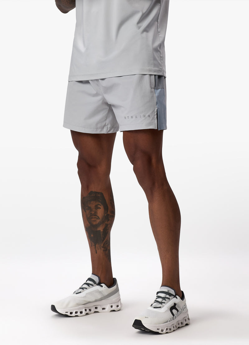 Gym King React Woven Short - Light Grey