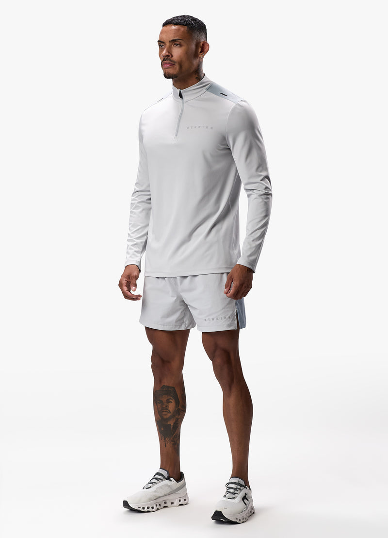 Gym King React 1/4 Zip - Light Grey