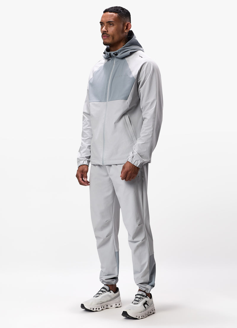 Gym King React Woven Tracksuit Light Grey GYM KING