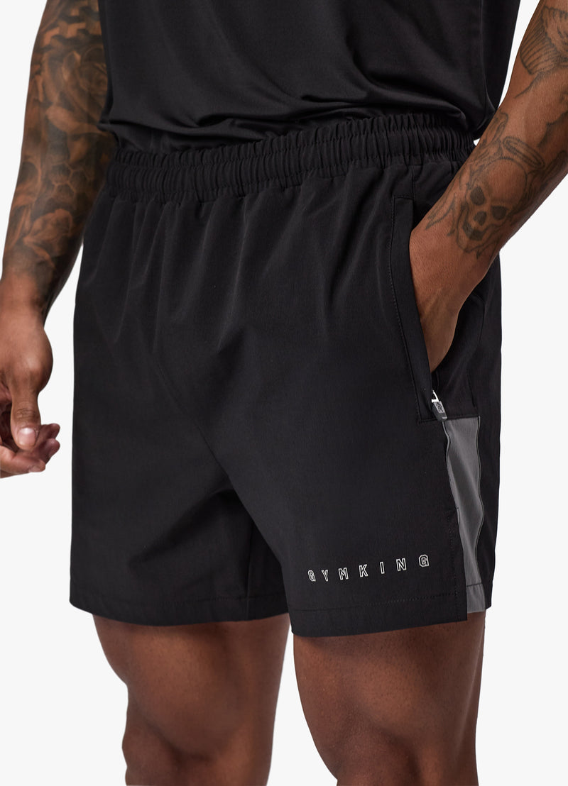 Gym King React Woven Short - Black