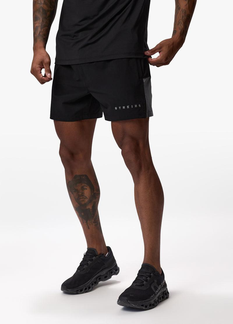 Gym King React Woven Short - Black