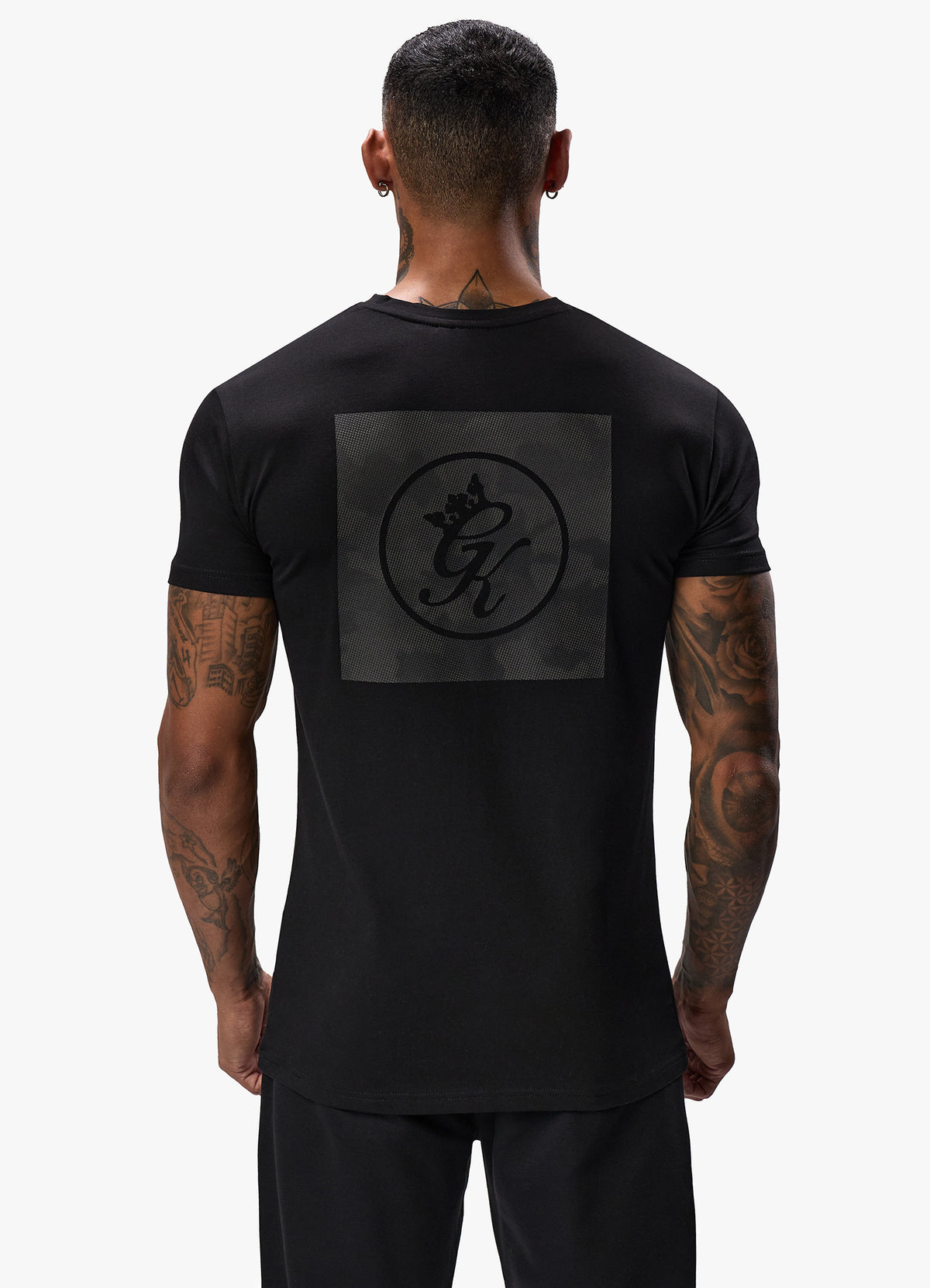 Gym King Box Logo Jersey T-Shirt - Black