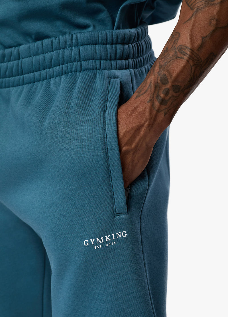 Gym King Established Jogger - Lake Blue