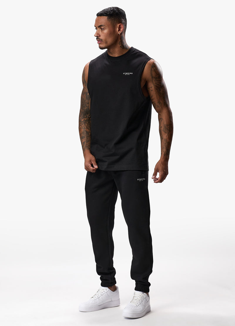 Gym King Established Vest - Black