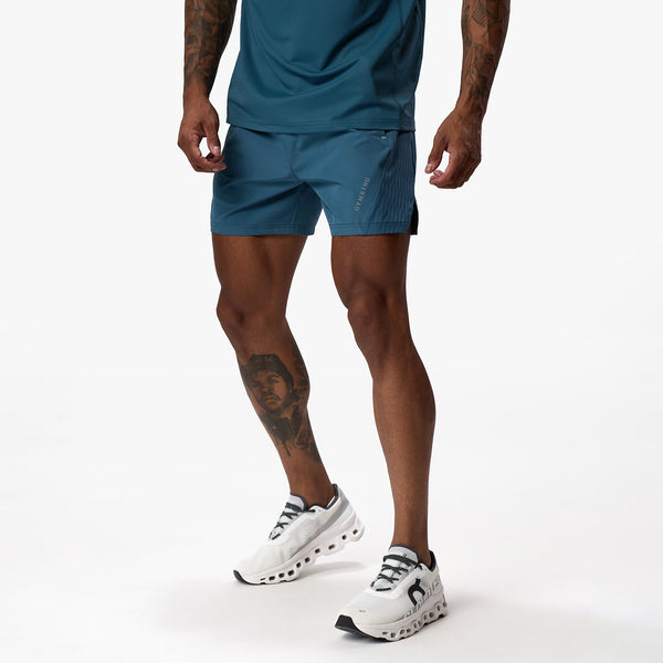 Gym King Divergent Short - Lake Blue