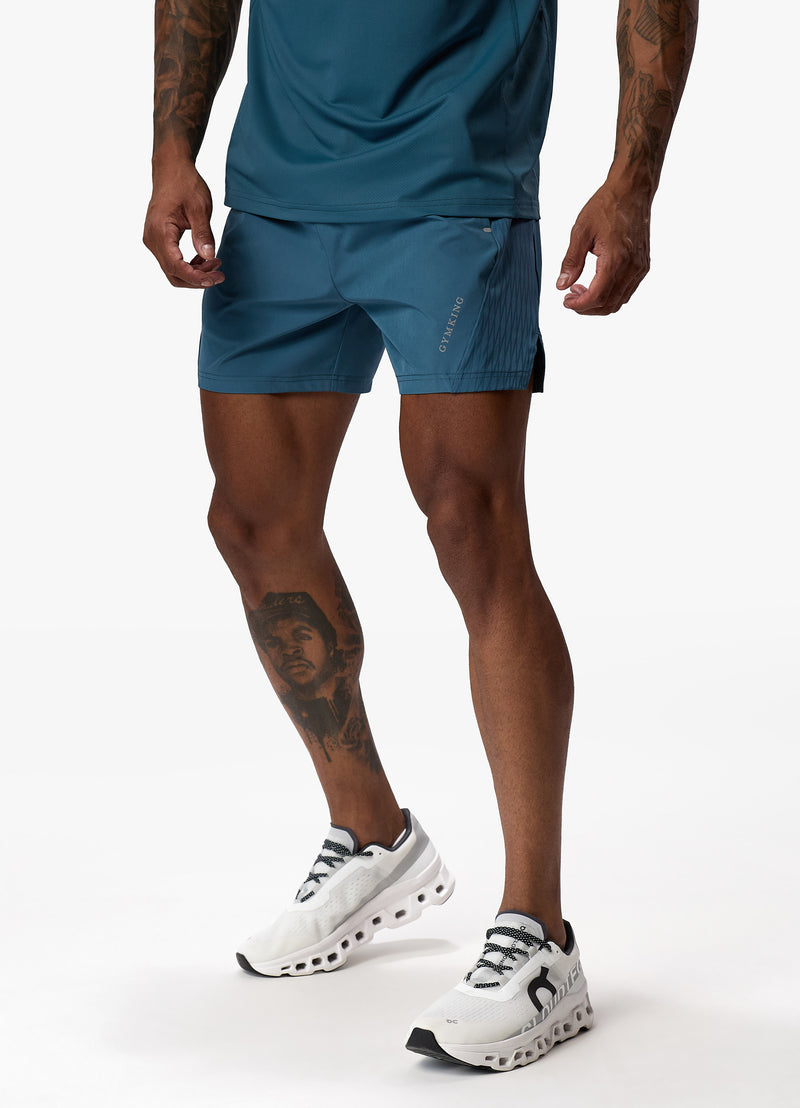 Gym King Divergent Short - Lake Blue