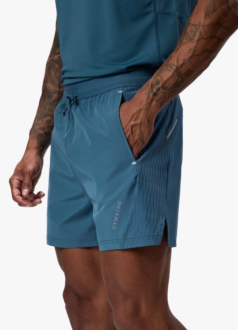 Gym King Divergent Short - Lake Blue