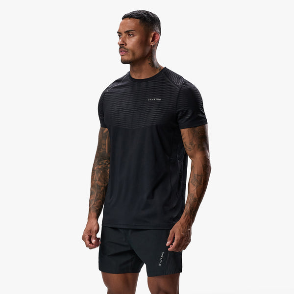 Gym King Divergent Tee - Black