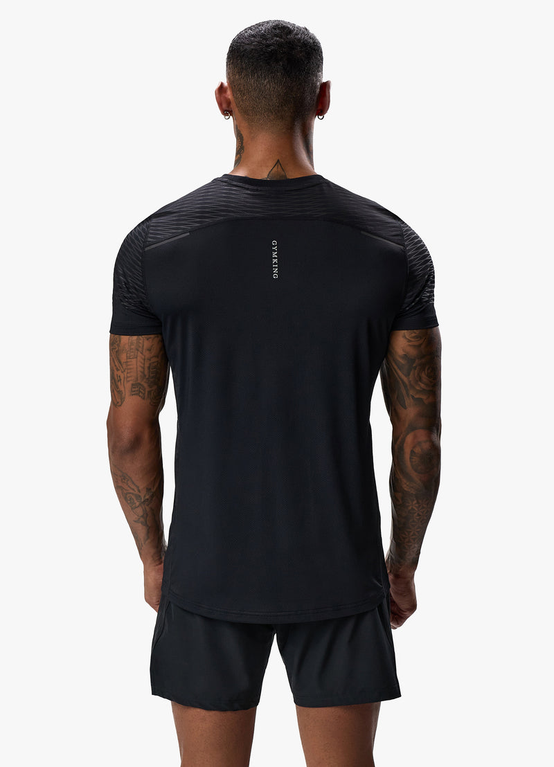 Gym King Divergent Tee - Black