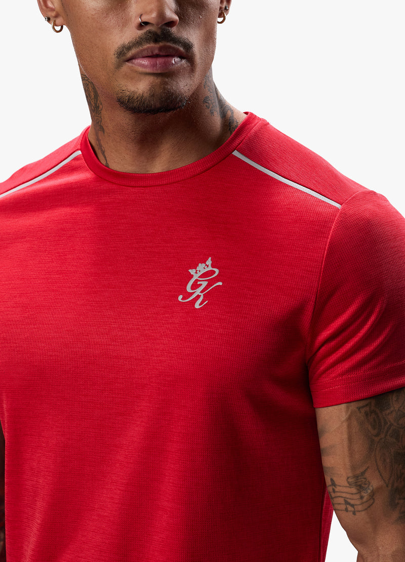 Gym King Element Tee - Pepper Red Marl