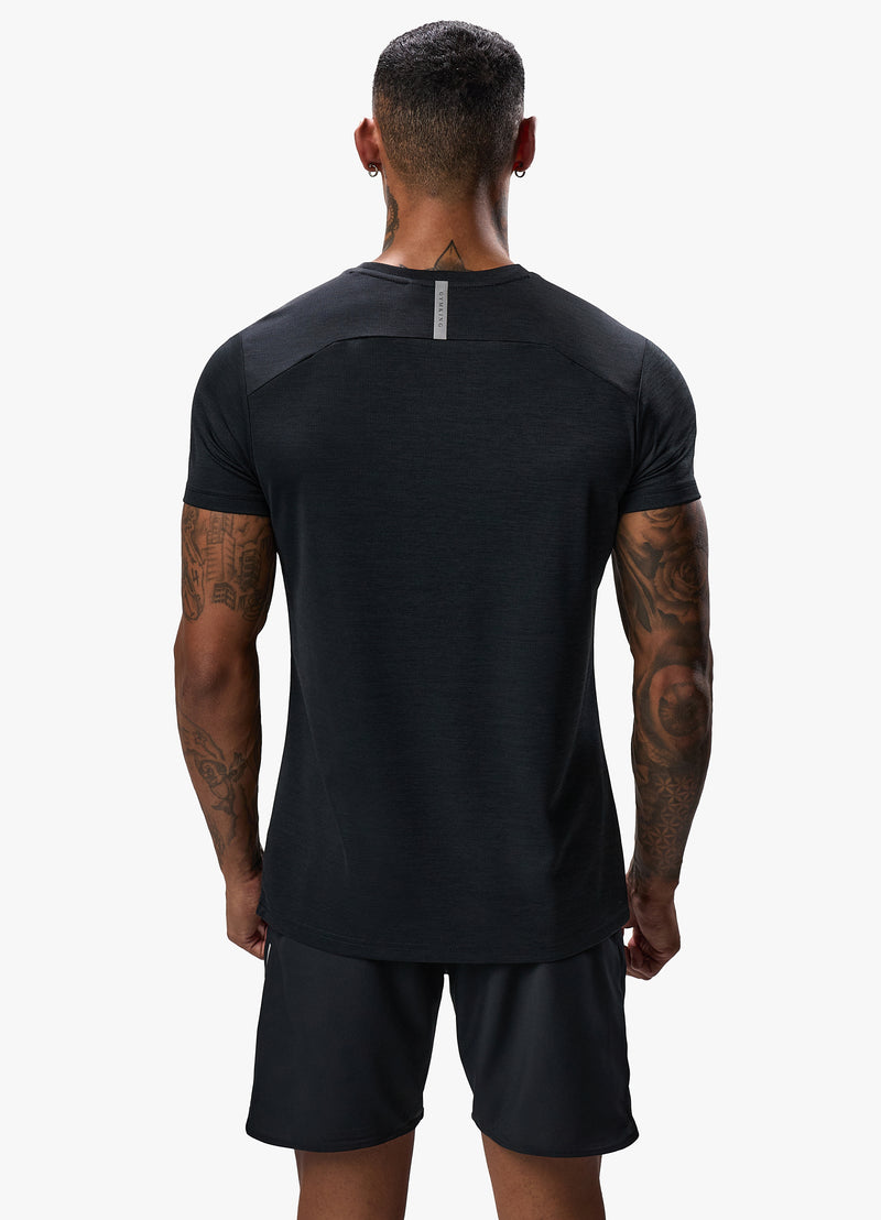 Gym King Element Tee - Black Marl