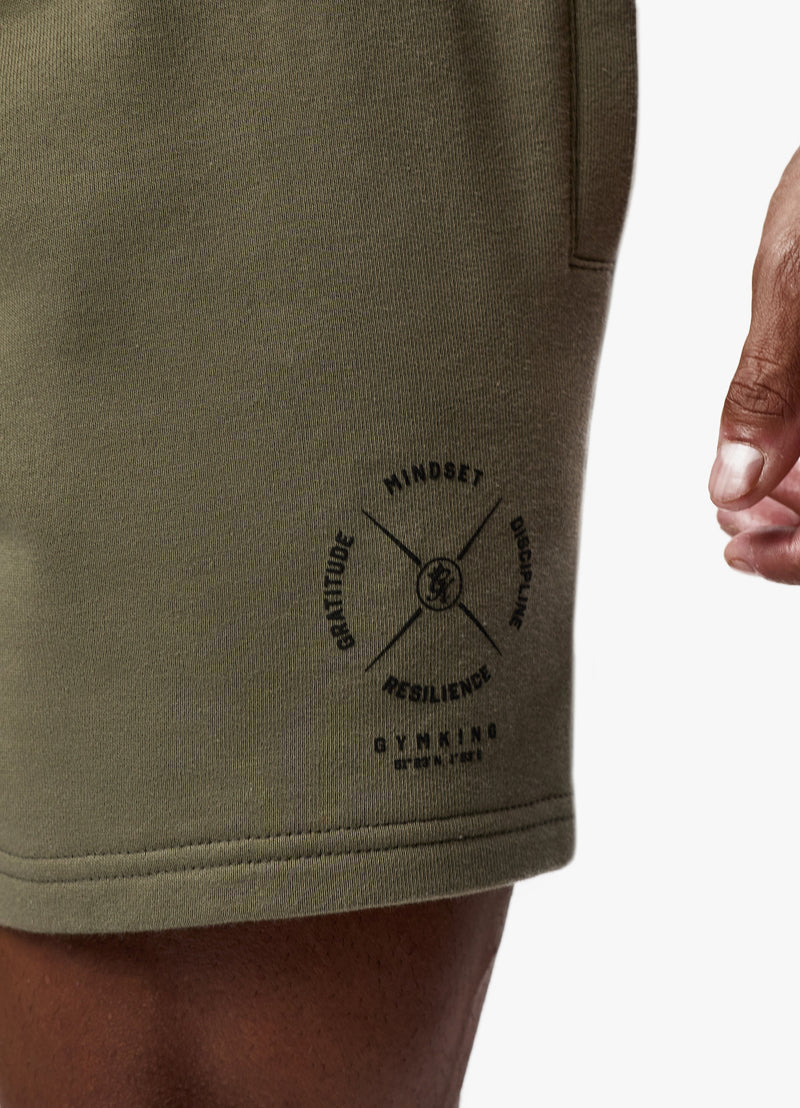 Gym King Compass Short - Deep Khaki