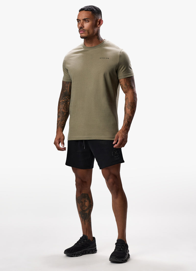 Gym King Discipline Tee - Deep Khaki