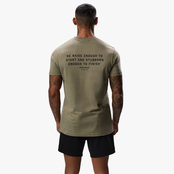 Gym King Discipline Tee - Deep Khaki