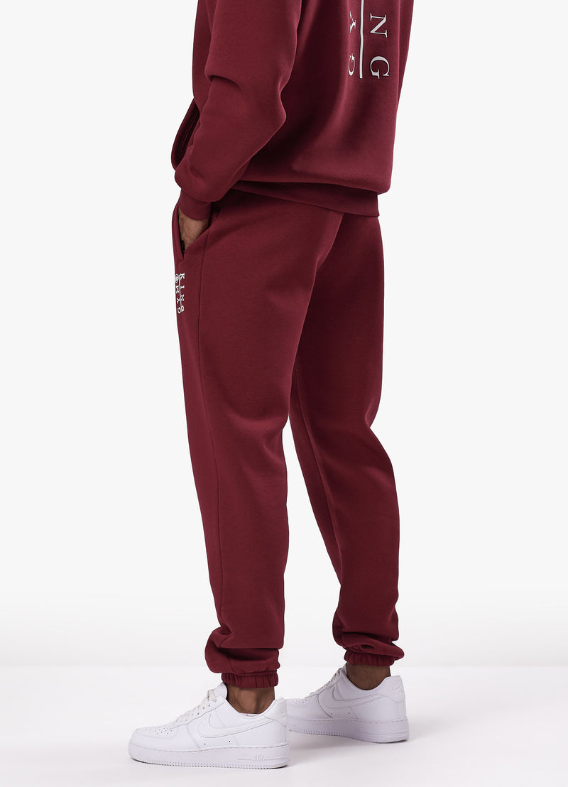 Gym King Division Jogger - Crimson