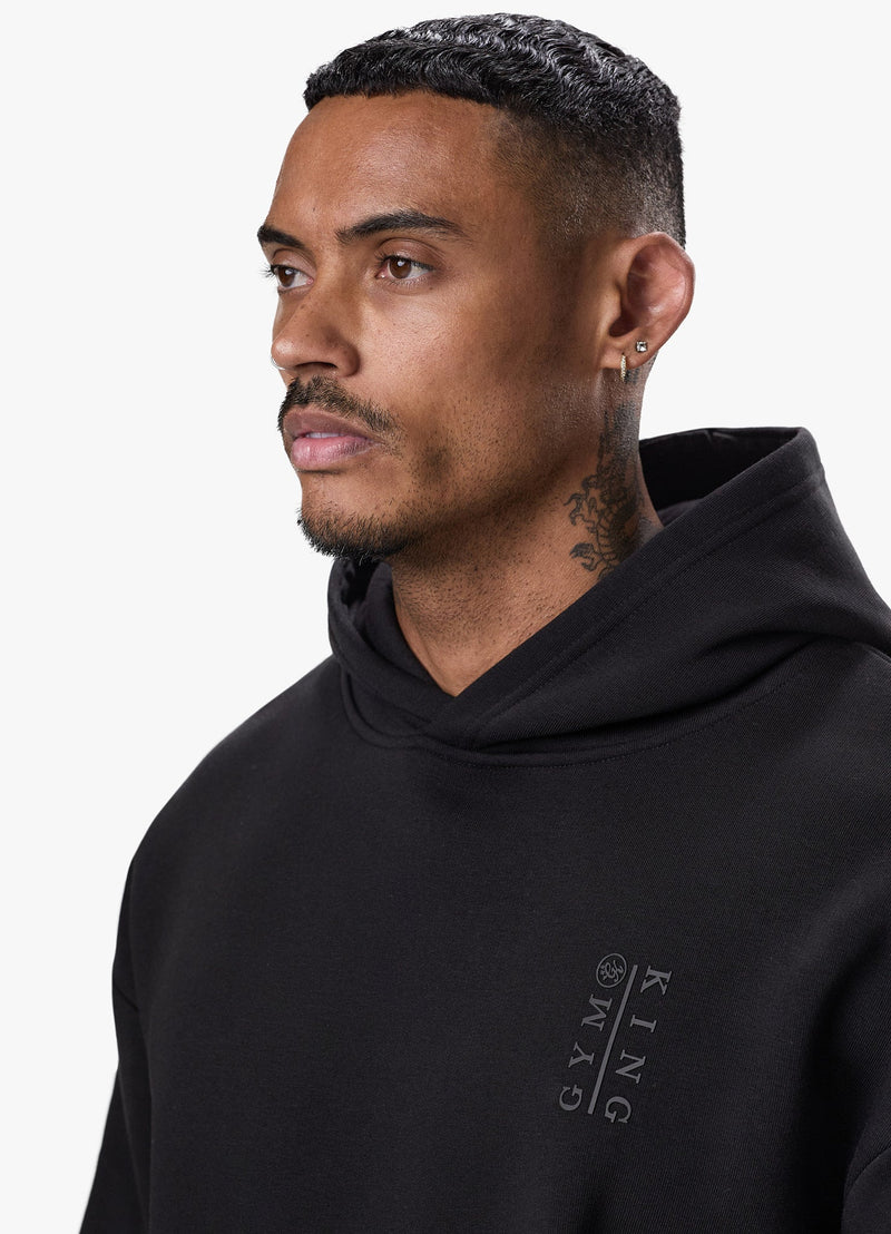 Gym King Division Hood Tracksuit - Black