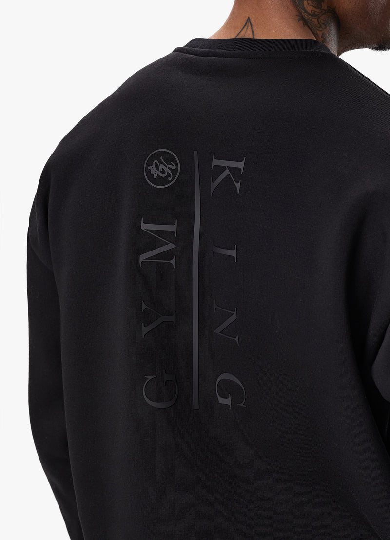 Gym King Division Crew - Black