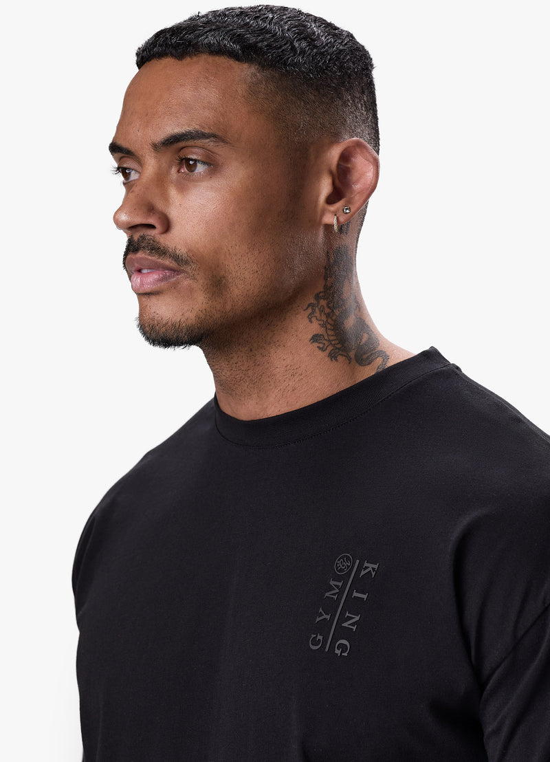 Gym King Division Tee - Black