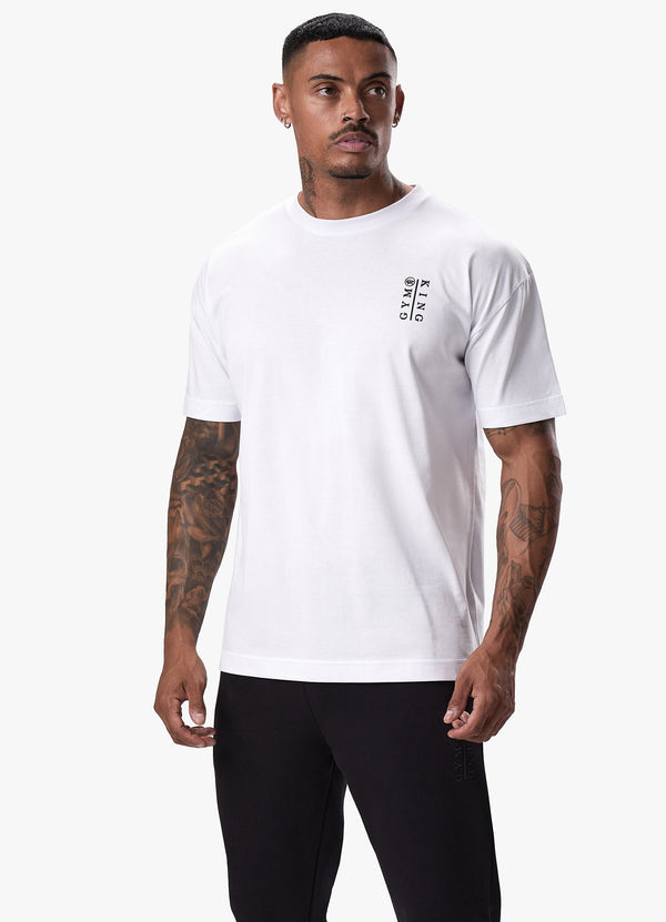 Gym King Division Tee - White