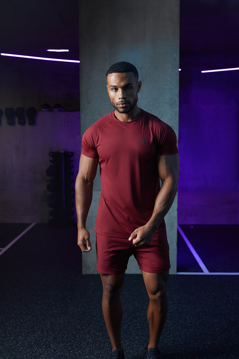 Gym King Energy Tee - Bordeaux