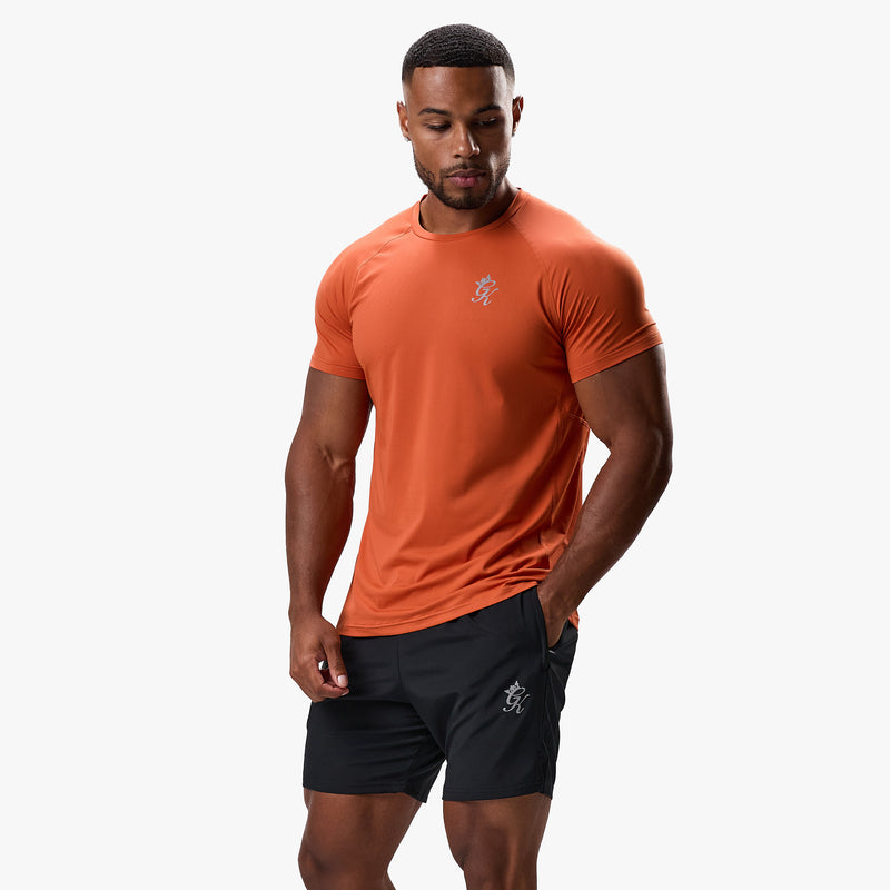 Gym King Energy Tee - Rust