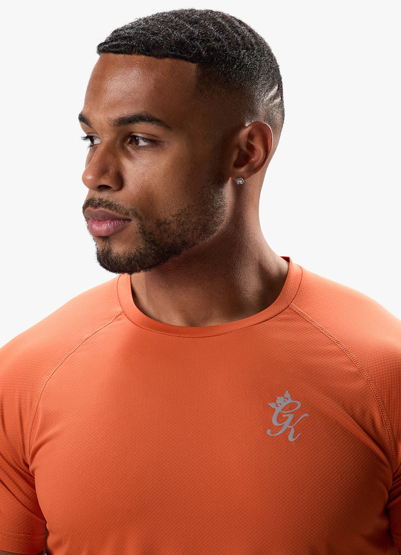 Gym King Energy Tee - Rust