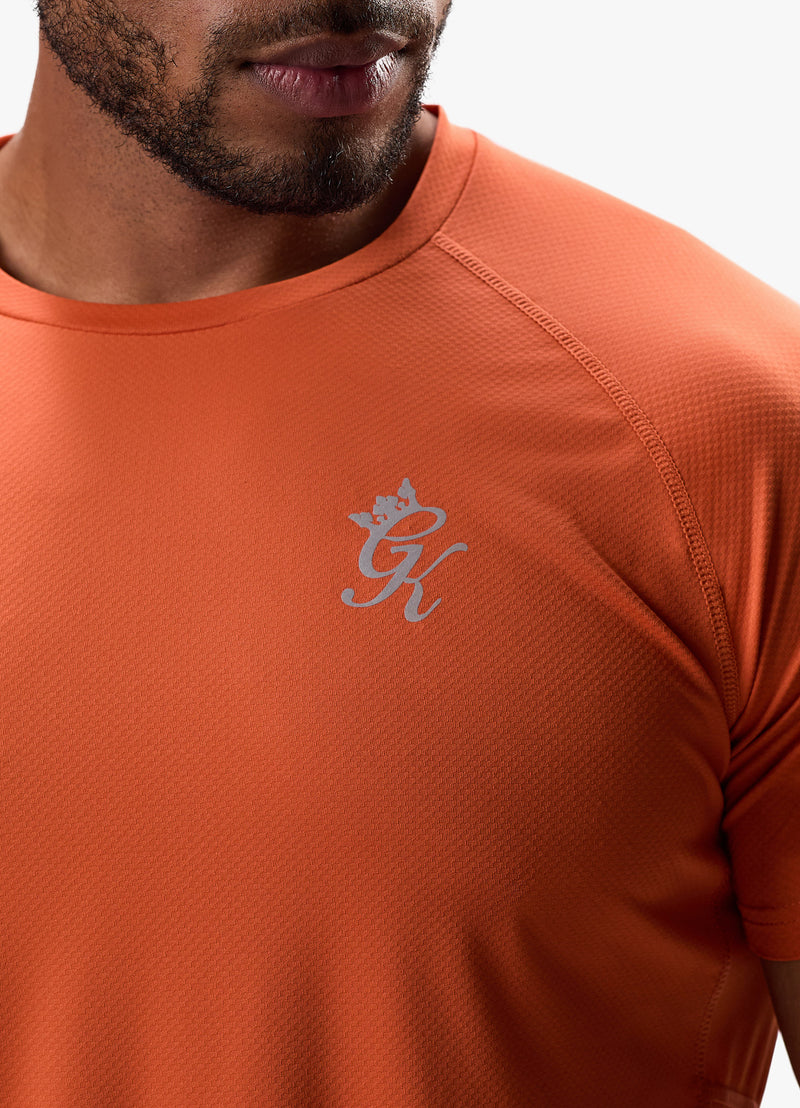 Gym King Energy Tee - Rust