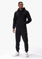 Gym King Fundamental Linear Hood Tracksuit - Black