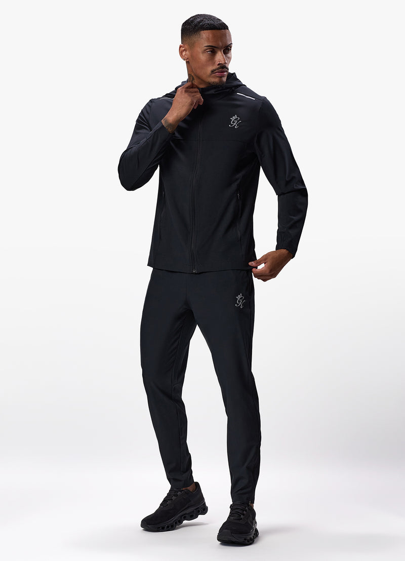 Gym King Flex Woven Tracksuit Bottom - Black