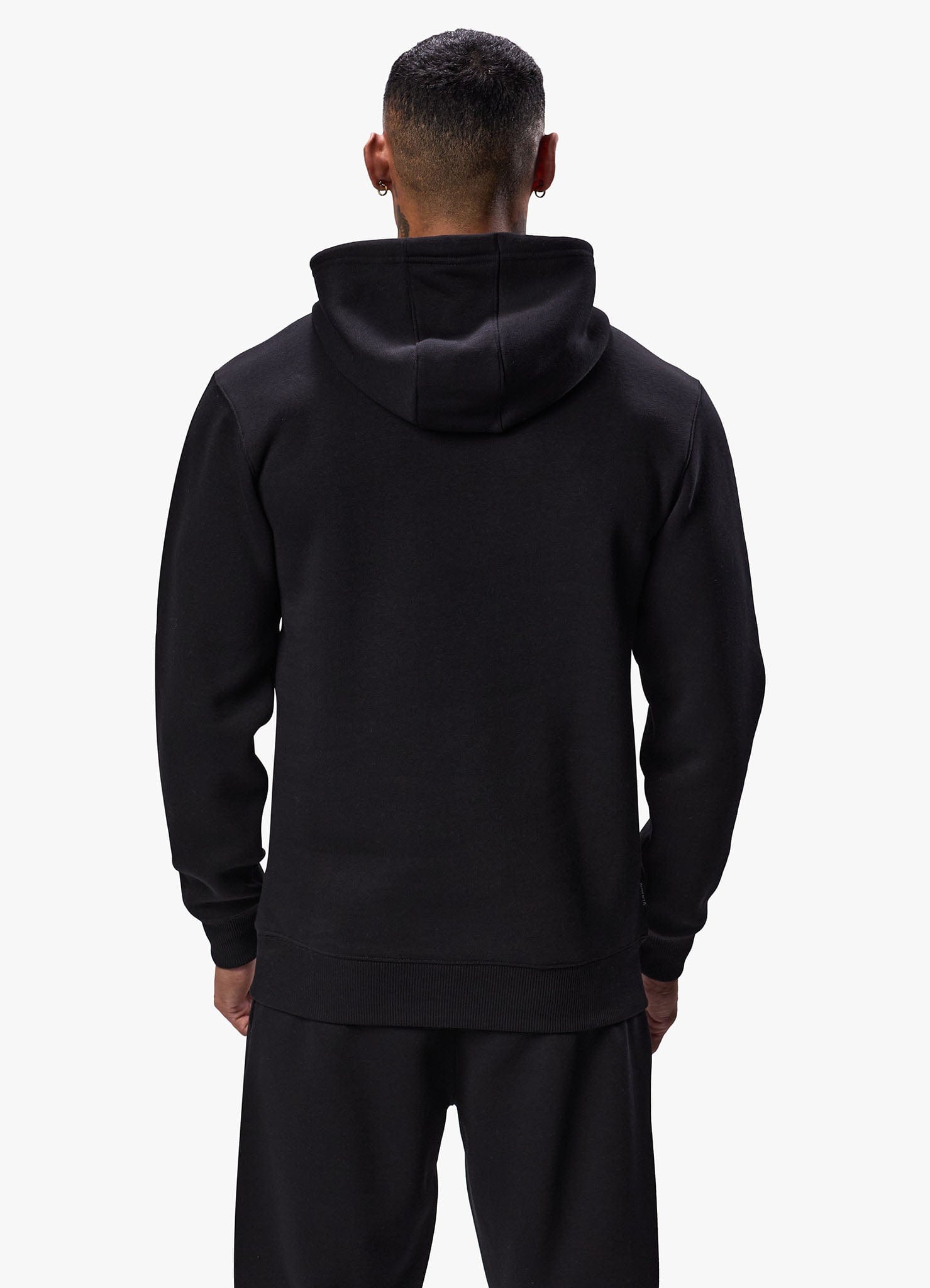 Gym King Fundamental Linear Hood Tracksuit - Black