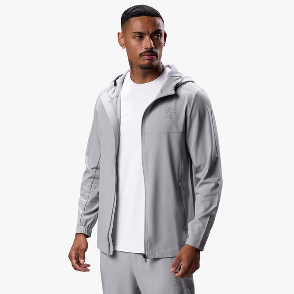 Gym King Flex Woven Tracksuit Top - Urban Grey