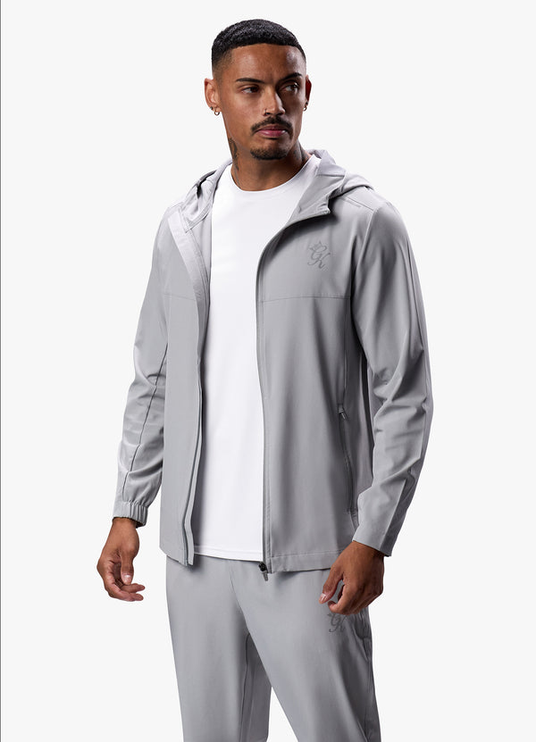 Gym King Flex Woven Tracksuit Top - Urban Grey