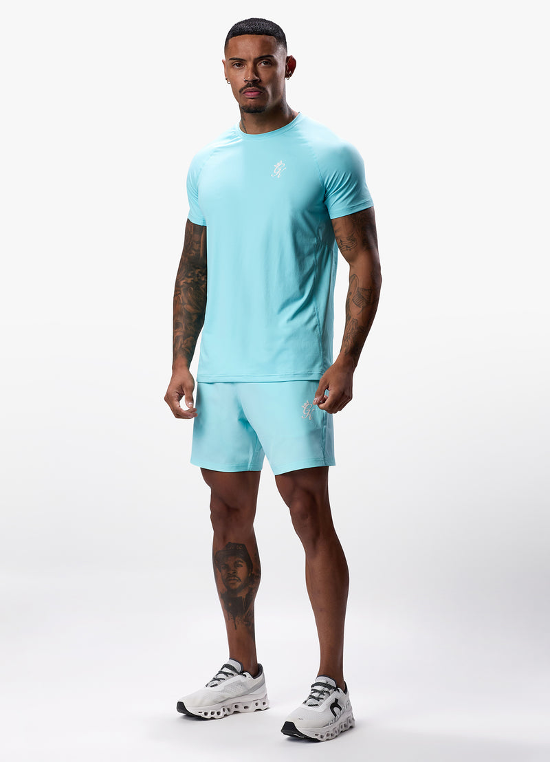 Gym King Energy Short 6'' - Aqua Sky